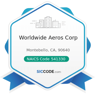 Worldwide Aeros Corp - NAICS Code 541330 - Engineering Services