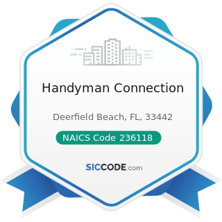 Handyman Connection - NAICS Code 236118 - Residential Remodelers