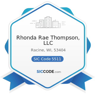 Rhonda Rae Thompson, LLC - SIC Code 5511 - Motor Vehicle Dealers (New and Used)