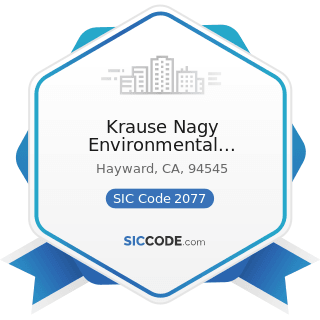 Krause Nagy Environmental Solutions, LLC - SIC Code 2077 - Animal and Marine Fats and Oils