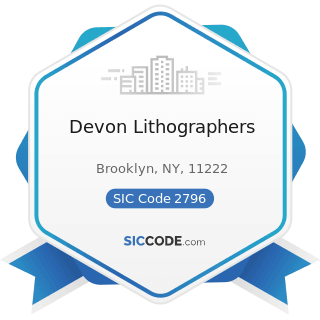 Devon Lithographers - SIC Code 2796 - Platemaking and Related Services