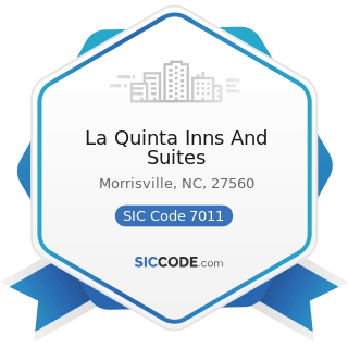 La Quinta Inns And Suites - SIC Code 7011 - Hotels and Motels