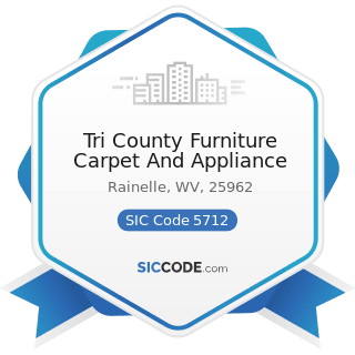 Tri County Furniture Carpet And Appliance - SIC Code 5712 - Furniture Stores