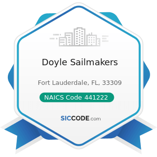 Doyle Sailmakers - NAICS Code 441222 - Boat Dealers