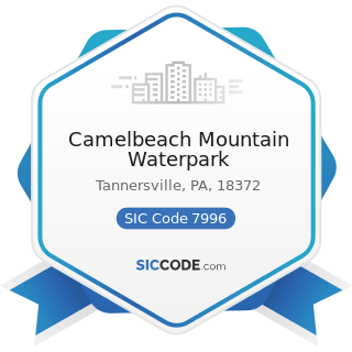 Camelbeach Mountain Waterpark - SIC Code 7996 - Amusement Parks