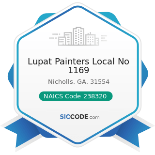Lupat Painters Local No 1169 - NAICS Code 238320 - Painting and Wall Covering Contractors