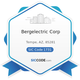 Bergelectric Corp - SIC Code 1731 - Electrical Work