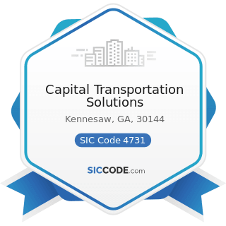 Capital Transportation Solutions - SIC Code 4731 - Arrangement of Transportation of Freight and...