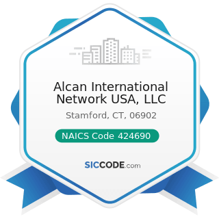 Alcan International Network USA, LLC - NAICS Code 424690 - Other Chemical and Allied Products...