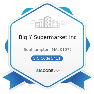 Big Y Supermarket Inc - SIC Code 5411 - Grocery Stores