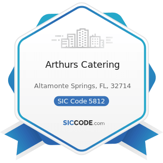 Arthurs Catering - SIC Code 5812 - Eating Places