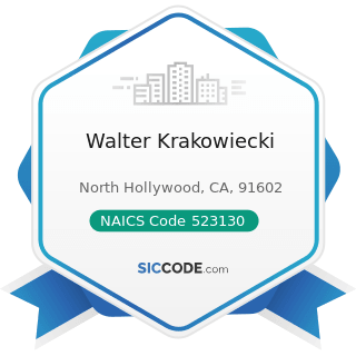 Walter Krakowiecki - NAICS Code 523130 - Commodity Contracts Dealing