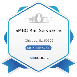 SMBC Rail Service Inc - SIC Code 4741 - Rental of Railroad Cars