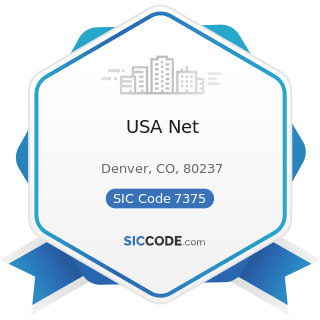 USA Net - SIC Code 7375 - Information Retrieval Services