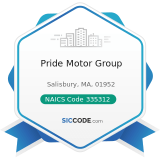 Pride Motor Group - NAICS Code 335312 - Motor and Generator Manufacturing