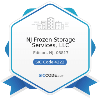 NJ Frozen Storage Services, LLC - SIC Code 4222 - Refrigerated Warehousing and Storage