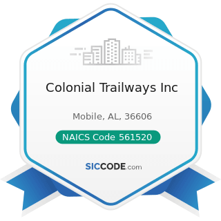 Colonial Trailways Inc - NAICS Code 561520 - Tour Operators