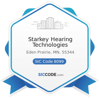 Starkey Hearing Technologies - SIC Code 8099 - Health and Allied Services, Not Elsewhere...