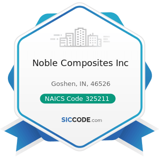 Noble Composites Inc - NAICS Code 325211 - Plastics Material and Resin Manufacturing
