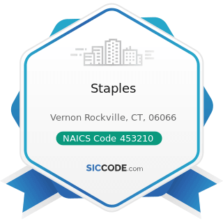 Staples - NAICS Code 453210 - Office Supplies and Stationery Stores