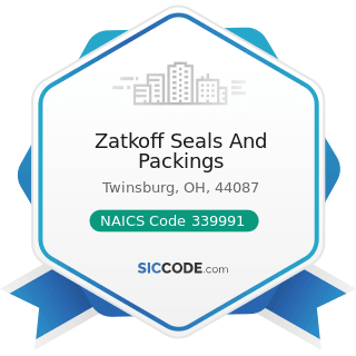 Zatkoff Seals And Packings - NAICS Code 339991 - Gasket, Packing, and Sealing Device...