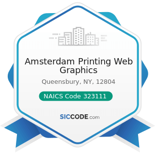 Amsterdam Printing Web Graphics - NAICS Code 323111 - Commercial Printing (except Screen and...