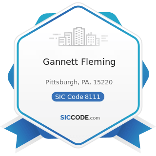 Gannett Fleming - SIC Code 8111 - Legal Services