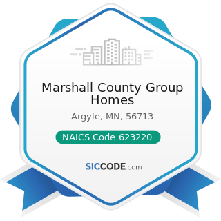 Marshall County Group Homes - NAICS Code 623220 - Residential Mental Health and Substance Abuse...