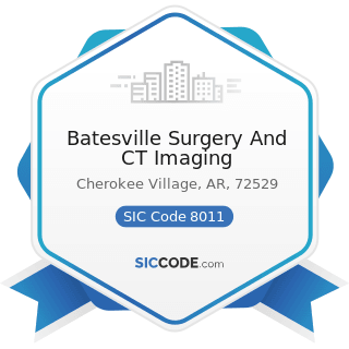 Batesville Surgery And CT Imaging - SIC Code 8011 - Offices and Clinics of Doctors of Medicine