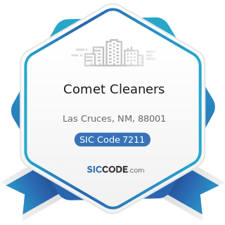 Comet Cleaners - SIC Code 7211 - Power Laundries, Family and Commercial