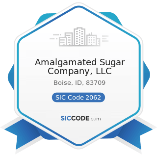 Amalgamated Sugar Company, LLC - SIC Code 2062 - Cane Sugar Refining