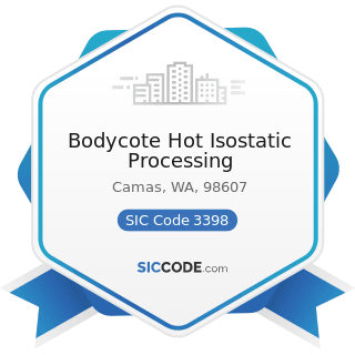 Bodycote Hot Isostatic Processing - SIC Code 3398 - Metal Heat Treating