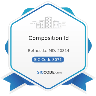 Composition Id - SIC Code 8071 - Medical Laboratories