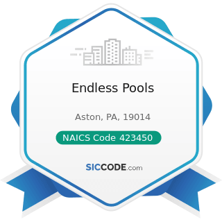 Endless Pools - NAICS Code 423450 - Medical, Dental, and Hospital Equipment and Supplies...