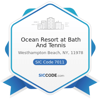 Ocean Resort at Bath And Tennis - SIC Code 7011 - Hotels and Motels