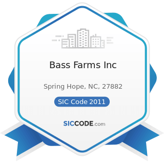 Bass Farms Inc - SIC Code 2011 - Meat Packing Plants
