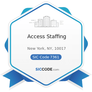 Access Staffing - SIC Code 7361 - Employment Agencies
