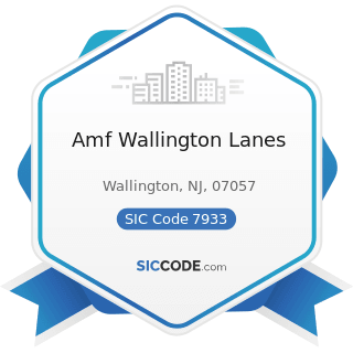Amf Wallington Lanes - SIC Code 7933 - Bowling Centers