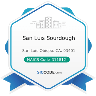 San Luis Sourdough - NAICS Code 311812 - Commercial Bakeries