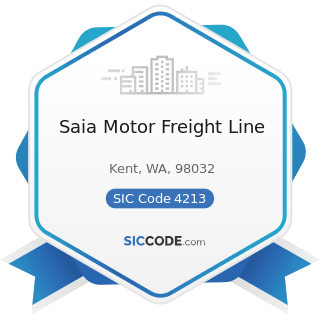 Saia Motor Freight Line - SIC Code 4213 - Trucking, except Local