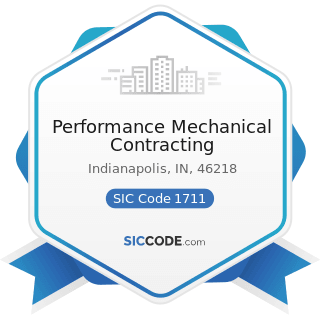 Performance Mechanical Contracting - SIC Code 1711 - Plumbing, Heating and Air-Conditioning