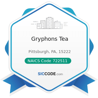 Gryphons Tea - NAICS Code 722511 - Full-Service Restaurants