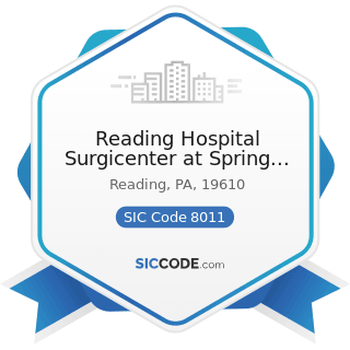 Reading Hospital Surgicenter at Spring Ridge - SIC Code 8011 - Offices and Clinics of Doctors of...