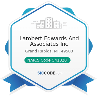 Lambert Edwards And Associates Inc - NAICS Code 541820 - Public Relations Agencies