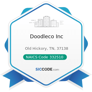 Doodleco Inc - NAICS Code 332510 - Hardware Manufacturing