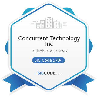 Concurrent Technology Inc - SIC Code 5734 - Computer and Computer Software Stores