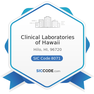 Clinical Laboratories of Hawaii - SIC Code 8071 - Medical Laboratories