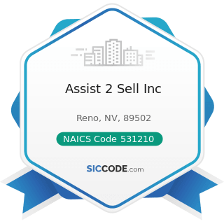 Assist 2 Sell Inc - NAICS Code 531210 - Offices of Real Estate Agents and Brokers