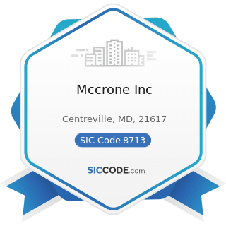 Mccrone Inc - SIC Code 8713 - Surveying Services
