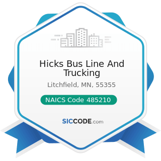 Hicks Bus Line And Trucking - NAICS Code 485210 - Interurban and Rural Bus Transportation